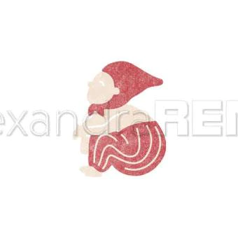 D-AR-W0177 Alexandra Renke die Gnome Lars nisse julepynt siddende julenisse