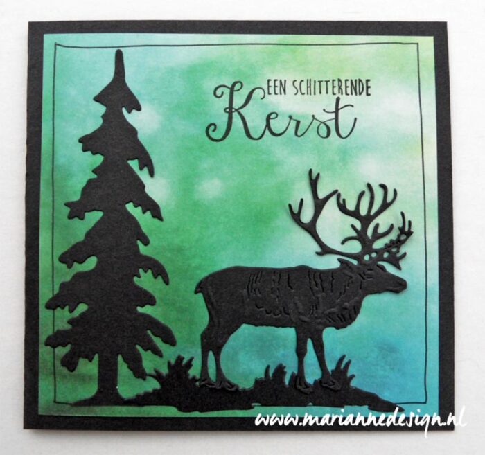 LR0442 Marianne Design die Tiny's Reindeer rensdyr elg hjort