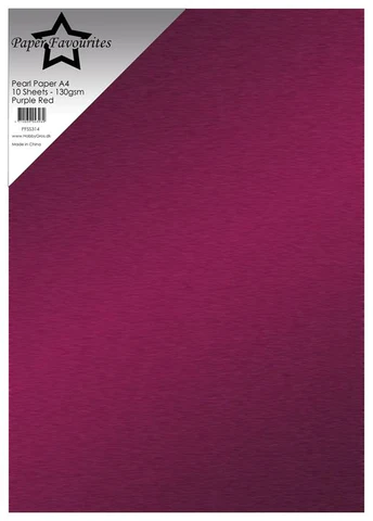 PFSS314 Paper Favourites Pearl Paper Purple Red blommelilla rødlilla violet perlemorseffekt papir