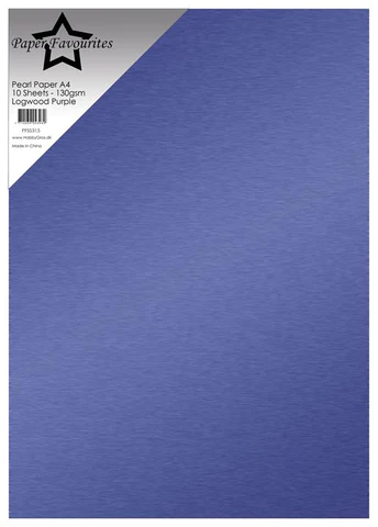 PFSS315 Paper Favourites Pearl Paper Logwood Purple blå lilla perlemorseffekt papir