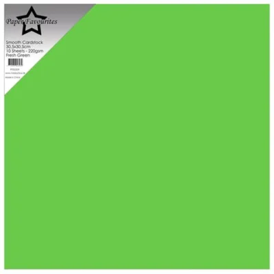 PFSS509 Paper Favourites Smooth Cardstock Fresh Green grøn karton papir glat
