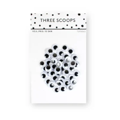 TSP0065 Three Scoops Rulleøjne 10 mm pynteøjne