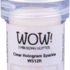 WS12R WOW! Embossing Powder Embossing Glitters - Clear Hologram Sparkle - Regular klart embossingpulver holografisk glimmer