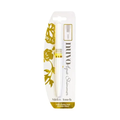 881N Nuvo Aqua Shimmer Mida's Touch glimmer glitter guld pen