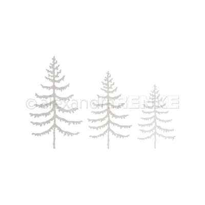 D-AR-FL0260 Alexandra Renke die Small Fir Forest 1 grantræer juletræer