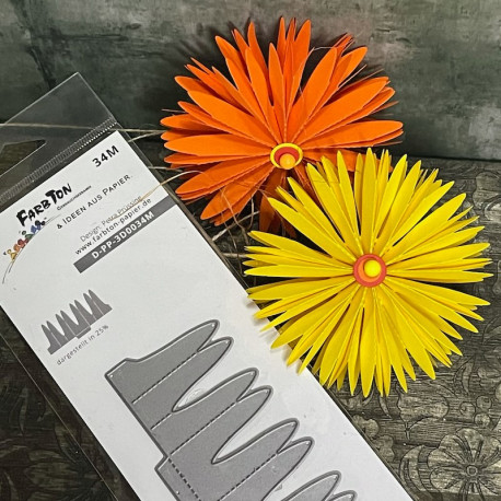 D-PP-3D0034M FarbTon die Stanze Für Faltblume (34M) foldet blomst