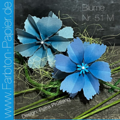 D-PP-3D0051M FarbTon die Stanze Für Faltblume (51M) foldet blomst