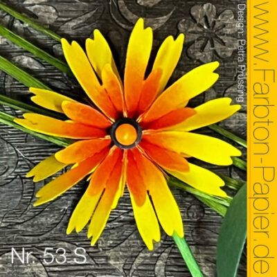 D-PP-3D0053S FarbTon die Stanze Für Faltblume (53S) foldet blomst