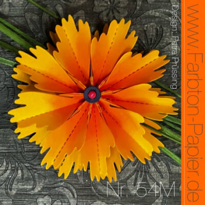 D-PP-3D0054M FarbTon die Stanze Für Faltblume (54M) foldet blomst