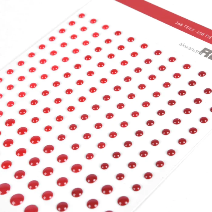 EB.ED-AR-0003 Alexandra Renke Enamel Dots Premium red røde prikker klistermærker