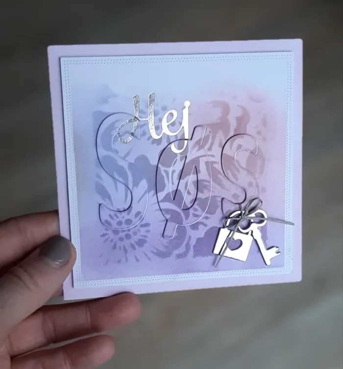 SBH016 Simple and Basic Hot Foil Plate Hej spellbinders glimmer heidi swapp minc tekster