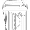 sbd384 Simple and Basic dies Envelope Kuvert Konvolutter