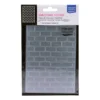 10605-008 Vaessen Creative Embossing Folder Brick Wall murstensvæg murstensmønster murstensvæg