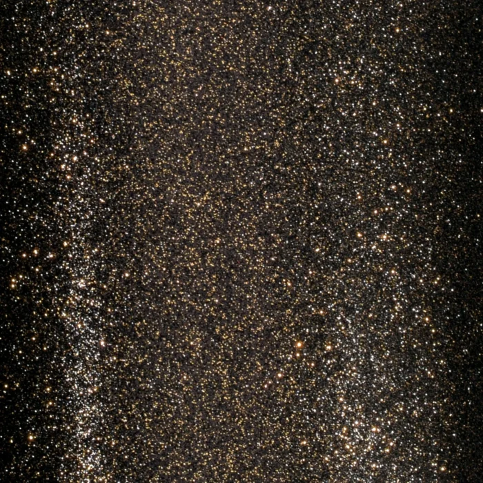 2111-031 Florence Self-Adhesive Glitter Paper glimmer karton selvklæbende black-gold sort og guld