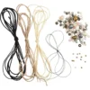970861 Mini DIY Kit Smykker Armbånd med Knyttet Lås gør det selv smykkefremstilling grønlandsperler