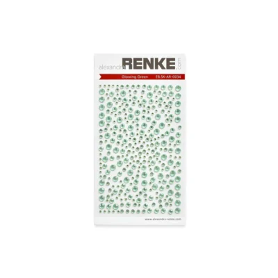 EB.SK-AR-0034 Alexandra Renke Glitterstones self-adhesive Glowing Green rhinsten rhinestones grøn glittersten