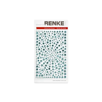 EB.SK-AR-0036 Alexandra Renke Glitterstones self-adhesive Glittering Ocean rhinsten rhinestones glimmer lyseblå