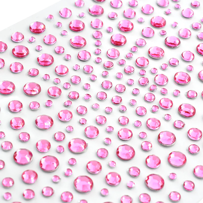 EB.SK-AR-0041 Alexandra Renke Glitterstones self-adhesive Twinkling Pink rhinsten rhinestones selvklæbende lyserød pink