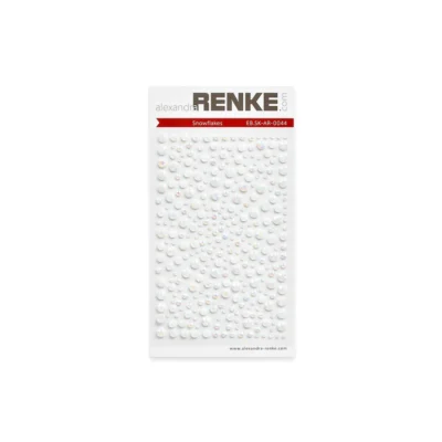 EB.SK-AR-0044 Alexandra Renke Glitterstones self-adhesive Snowflakes rhinstones rhinsten selvklæbende hvis iriserende