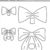 SBD391 Simple and Basic die Bow & Bow Tie butterfly sløjfe gavebånd konfirmation