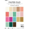 SL-ES-PP92 Studio Light Paper Pad Vintage Spring papir karton blok lyserøde brun grønne farver