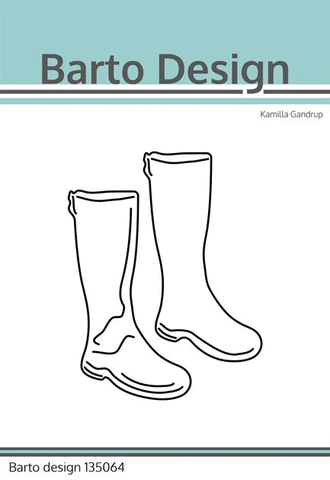 135064 Barto Design Dies Rubber Boots gummistøvler regnvejr støvle