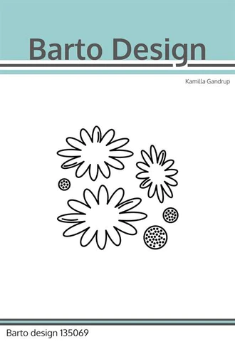 135069 Barto Design Dies Flower #2 blomster daisy Margueritte
