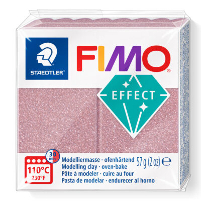 8010 212 FIMO Effect Glitter Rose Gold rosagold glimmer glitter ler effekt