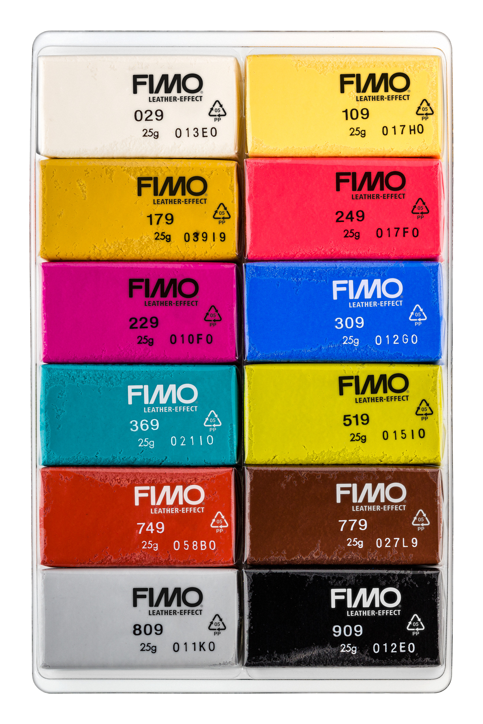 8013 C12-2 Fimo Leather effect pakke startsæt pakkesæt startpakke FIMO ler
