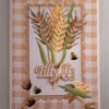 BLD1629 By Lene dies Ear of Corn aks byg korn hvede bjælder kornblomster bondegårdstema havre blade buket krans