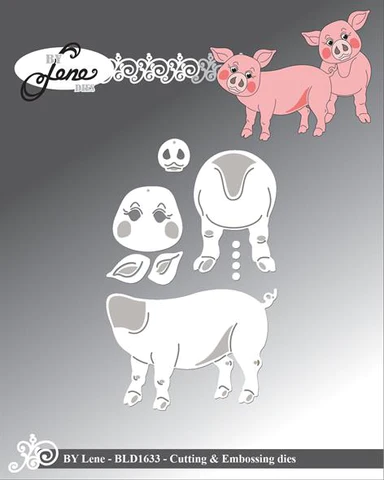 BLD1633 By Lene dies Pig grisebasse grise grisetryner grisehaler