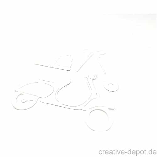 CD-Di-409 Creative Depot die Geschenke auf Roller scooter vespa gaver sløjfer