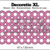 CLDRXL04 Crealies die Decorette XL No. 04 Circles with Dots cirkler pynt prikker