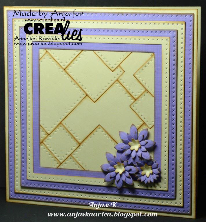 CLNestXXL74 Crealies die Crea-Nest-Lies XXL Squares with Cross Stitches firkanter med krydser rammer