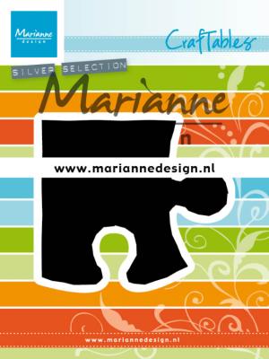 CR1491 Marianne Design die Puzzle Piece puslespilsbrik puslespil puzzlepiece