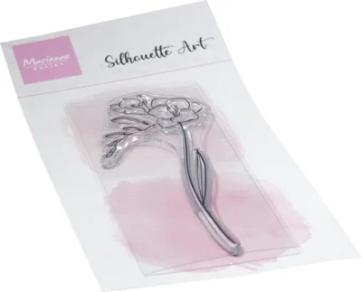 CS1158 Marianne Design clearstamp Silhouette Art Freesia stempel stempler blomst fresia