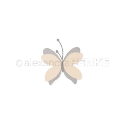 D-AR-Ti0077 Alexandra Renke die Layered Butterfly 1 sommerfugle lag på lag