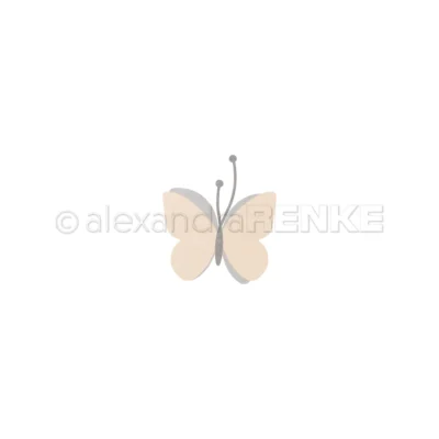 D-AR-Ti0079 Alexandra Renke die Layered Butterfly 3 sommerfugle lag på lag