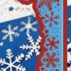 LR0498 Marianne Design die Snowflakes Border snefnug hjørne julemotiver
