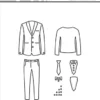 SBD402 Simple and Basic die Jacket & Trousers jakkesæt bryllup konfirmation suit and tie