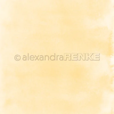 10.0738 Alexandra Renke design papir Mimi's Collection Watercolor Moon Yellow gul karton papir