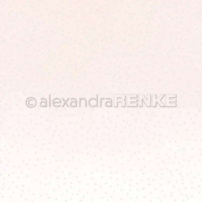 10.2998 Alexandra Renke Design Paper Flurry Hearts on Light Pink hjerter karton papir