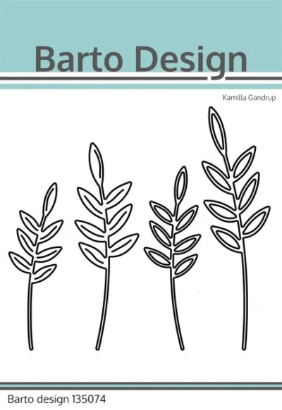 135074 Barto Design Dies Branches 2 bladgrene
