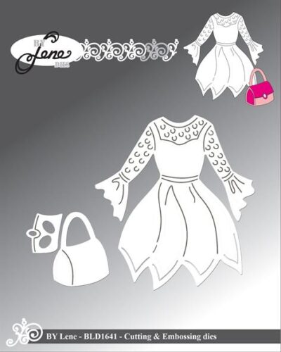BLD1641 By Lene die Dress konfirmationskjole håndtaske bryllups brudekjole