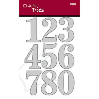 7970 Danmore Hobby Dan Dies Serif Kæmpe Tal store tal