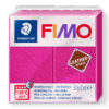 8010 229 FIMO Leather "Berry" pink lyserød ler clay lædereffekt