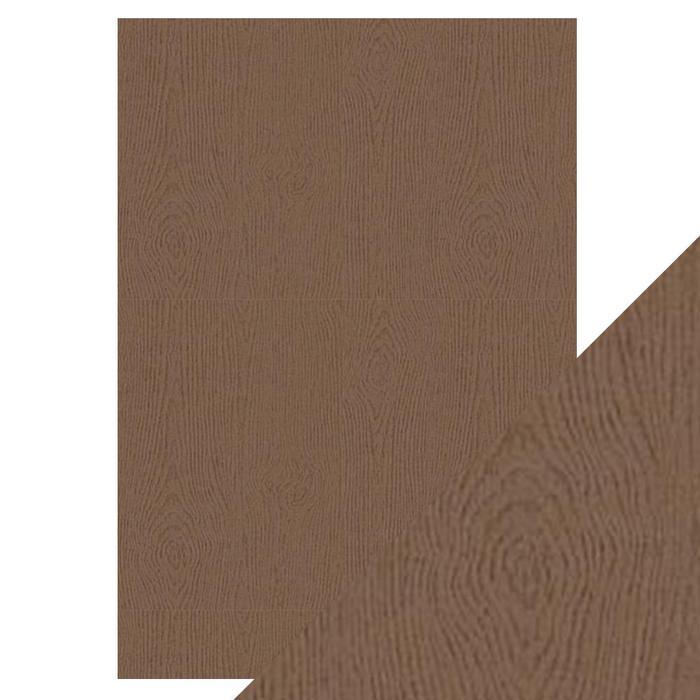 9883E Craft Perfect Tonic Studios Speciality Papers Oak Woodgrain karton papir træstruktur herrekort egetræ