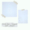 CD-DG-020 Creative Depot Foiled Paper - Transparent - Tupfen Rosegold vellum gennemsigtigt karton papir møsnter prikker kobber