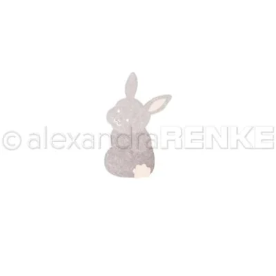 D-AR-Ti0118 Alexandra Renke Dies Layered Animal - Rabbit #2 cutting die kanin påskehare