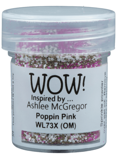 WL73X WOW! Embossing Powder Embossing Powder - Poppin' Pink lyserød embossingpowder embossing pulver